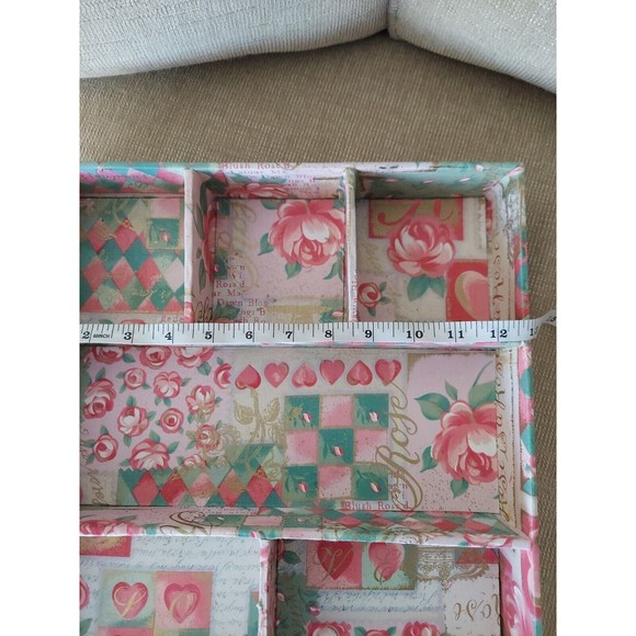 Holly Holderman Office Desk Organizer  Table Desktop w/6 Compartments - Picture 6 of 8